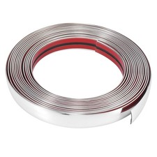 8mx25mm PVC Cromo Argento Tono