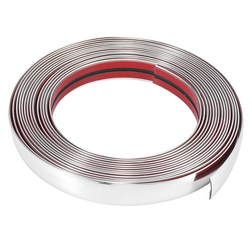 8mx25mm pvc cromo argento tono - pvc,