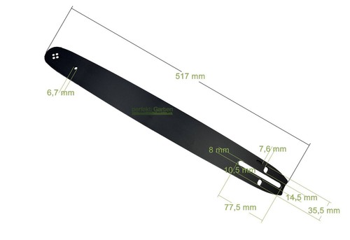 Barra 18 motosega - cm, 18"