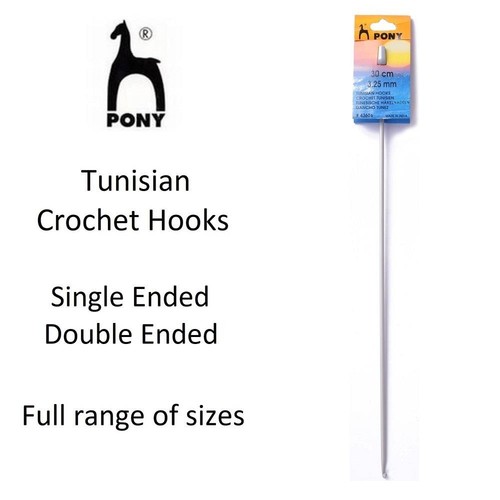 Pony classico tunisino crochet - pony,