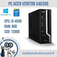 PC DESKTOP ACER VERITON X4630G  Cpu i5-4590  Ram 8gb  SSD120gb Win10 Pro
