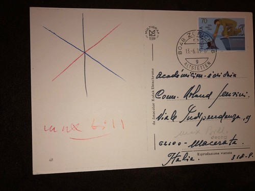 Max bill disegno originale su - max,