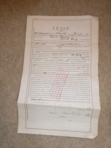 Documento leasing originale - documento,
