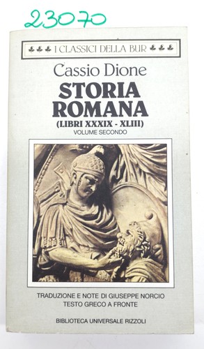 Cassio dione storia - cassio,