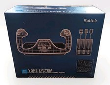 SAITEK Pro Flight Yoke System E Modulo Quadrante Acceleratore PZ44 SCATOLA APERTA/TESTATO