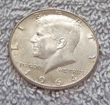 1964 kennedy half dollar #33