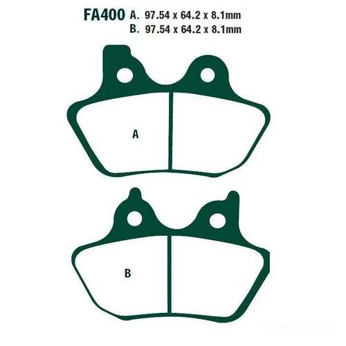 Pastiglia freno anteriore ebc - pastiglia,