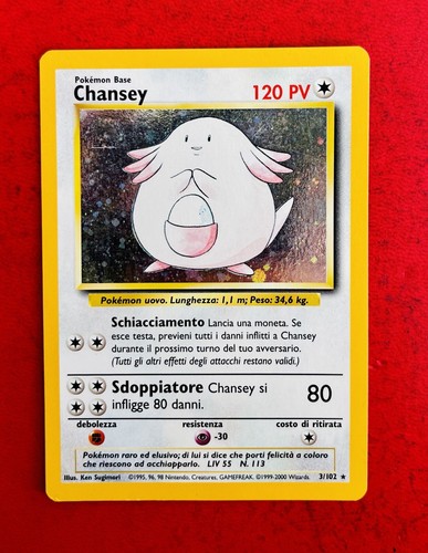 Lotto carte pokemon chansey - lotto,