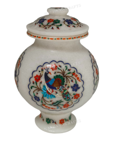 Vaso marmo intarsio - da,