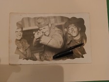 Soldato tiro ritratto Italia 1944-1945 stampa originale d'epoca