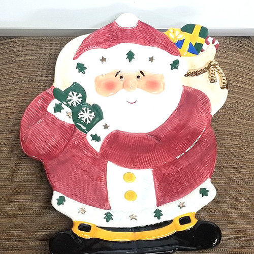 Piatto servizio babbo natale - babbo,