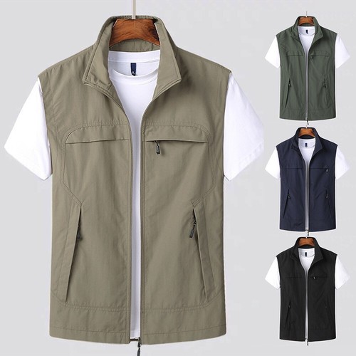 Gilet uomo multitasche