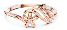 Anello Pave Twisted Elegance