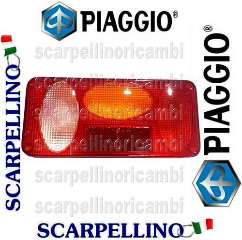 Vetrino per fanale post - vetrino, dx