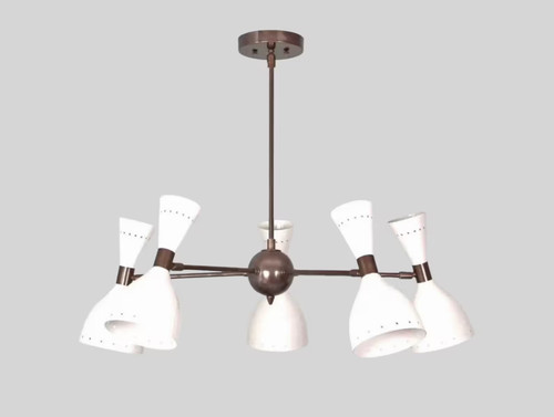 Lampadario sputnik metà - lampadario,