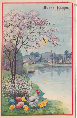 Cartolina augurali buona - cartolina,