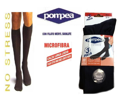 Paia calze uomo microfibra - calze,