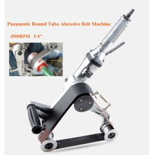 Levigatrice a nastro pneumatica tubo tondo disegno lucidatrice lucidatrice 40x760MM