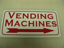 VENDING MACHINES Metal Tin