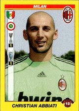 figurina Panini calciatori 2009 #293 CHRISTIAN ABBIATI Milan