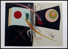 Wassily KANDINSKY : Période parisienne II, lithographie signée 1969