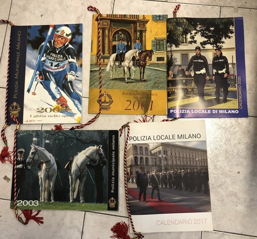 Lotto calendari polizia - 7,
