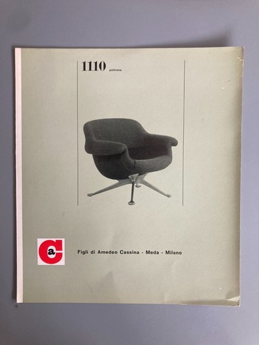 Catalogo cassina poltrona 1110 - catalogo,