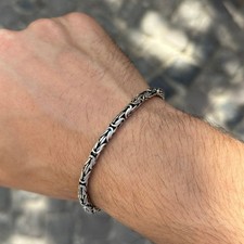 Bracciale catena bizantina re