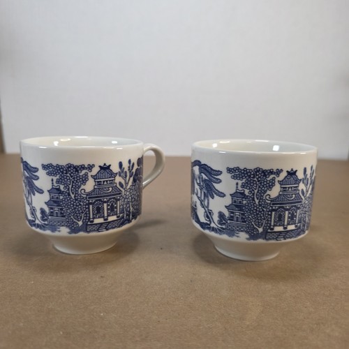 Set tazze salice blu - set, 2
