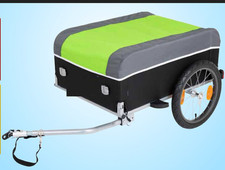 Rimorchio per carico bicicletta con copertura