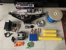 CableCam - LineCam + Kit completo accessori, Batterie, Radiocomando, Cavo 100 m