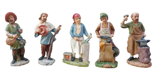 Set statue cm 15 - 5,