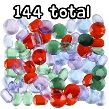 144 Large Pirate Treasure Gems