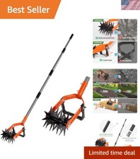 Strumento Coltivatore Rotante Regolabile con Coltello Diserbo - Motocoltivatore Ergonomico da Giardino