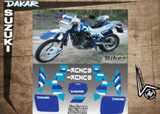 adesivi suzuki  dakar dr 650 decal stickers autocollant COMPATIBILI 