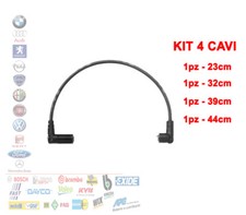 KIT SET 4 CAVI CANDELA MOTORI FIAT CINQUECENTO SEICENTO PANDA 900 ZEF1015
