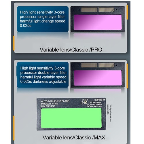 Occhiali saldatore lcd con - lcd,