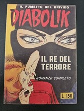 Diabolik Prima Serie 1 Ristampa Sodip (1964)  "Pubblicità"  Falso D'autore 