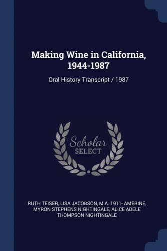 Teiser making wine - -,
