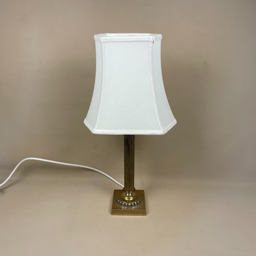 Antique metal gold brass lamp - brass,