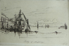 Molo di MESSINA con veduta