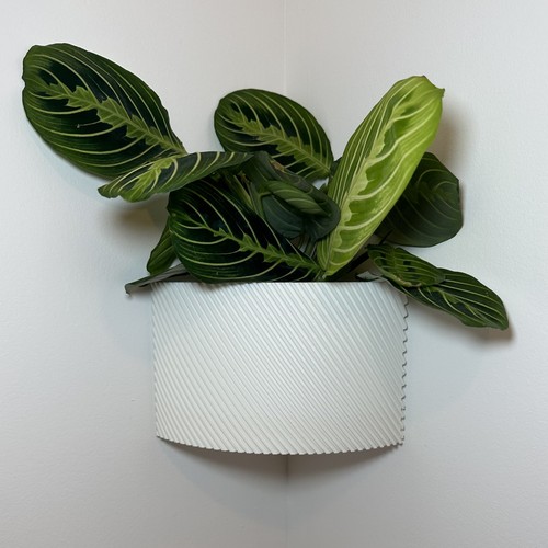 Vaso fiori angolo righe - da,