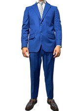 Abito uomo sartoriale 2 bottoni royal in pura lana drop 4 Made in Italy