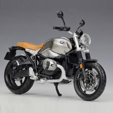 Modellino moto 1:12 BMW R nineT Scrambler 2017 veicolo giocattolo pressofuso per ragazzi