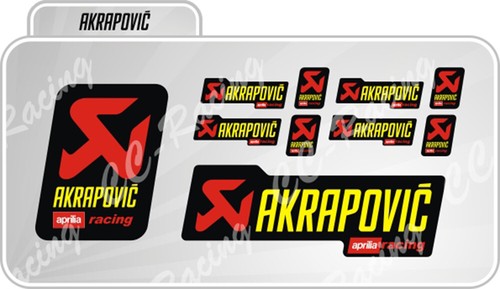 Kit adesivi akrapovic - kit, 10
