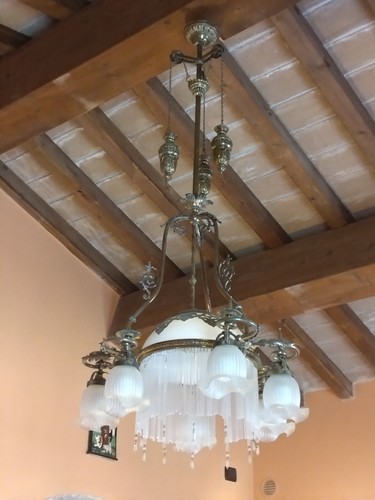 Lampadario liberty originale - lampadario,