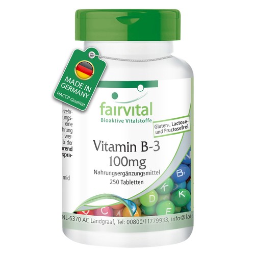Vitamina niacina 100mg - vitamina, b-3