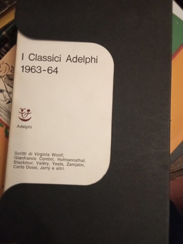 Classici adelphi 1963 64 - classici, 1963-64