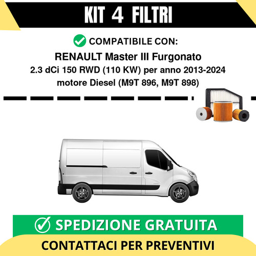 Kit filtri tagliando - 4,
