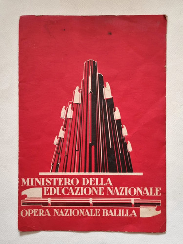 Pagella fascista onb - onb, balilla